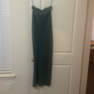 Free people midi green dress size medium!